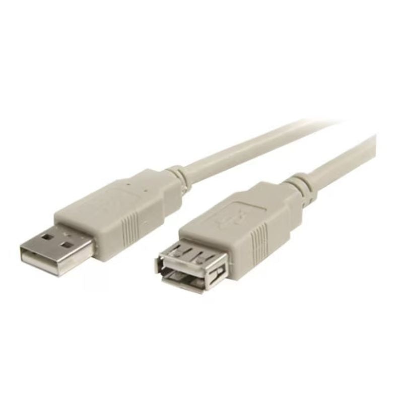 ZCABU-007003 – USB CABLE 2.0 A-A MALE/FEMALE 3FT GREY