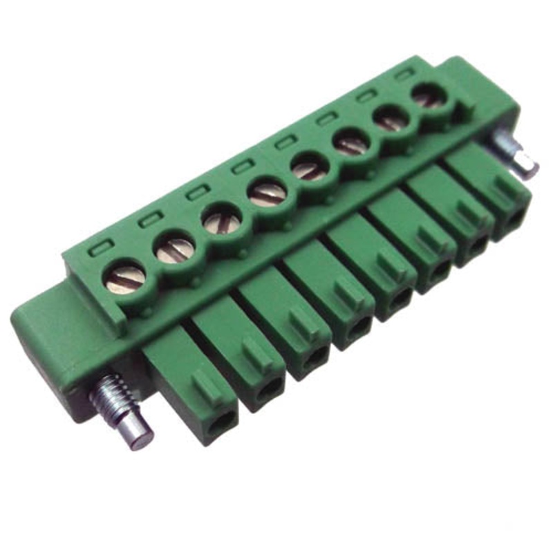 1827761 – TERM BLOCK 8P FEM PLUG RA 3.81MM 30-14AWG 8A/160V W-7.8MM SCREW