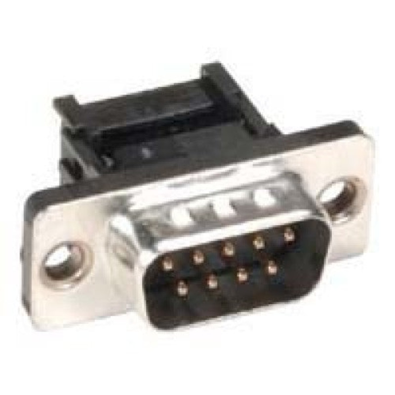 30-710-1 – DB9M IDC PLASTIC MET/LIP BLK