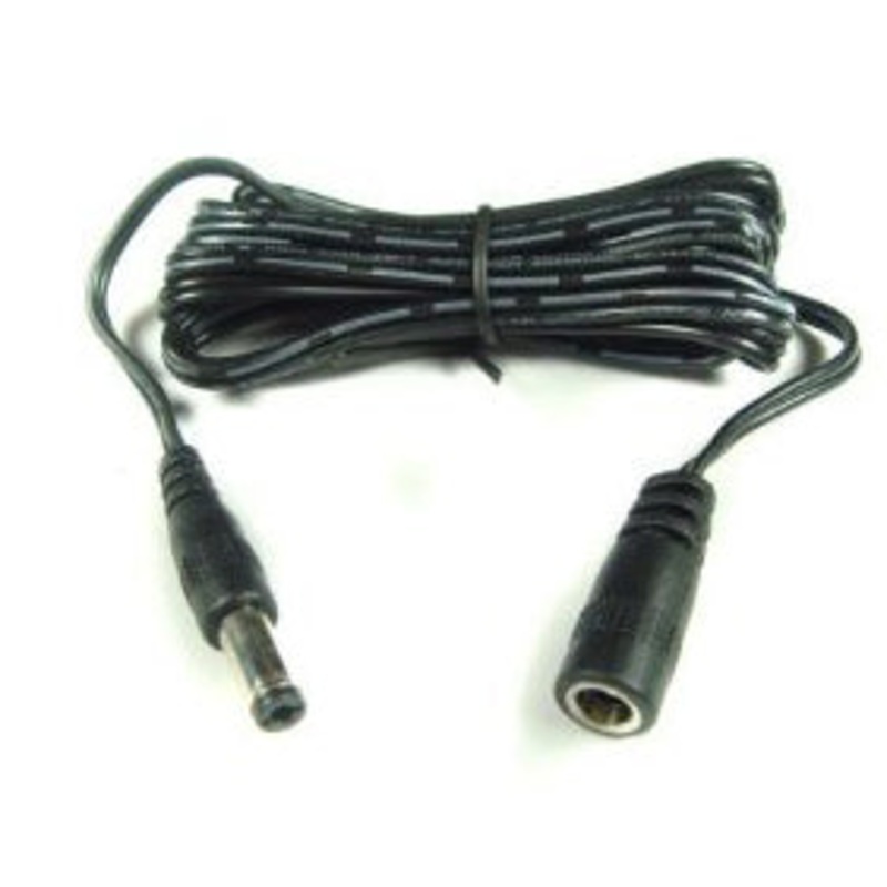 327 – DC POWER CABLE ASSY 2.1MM PL TO JK 5FT