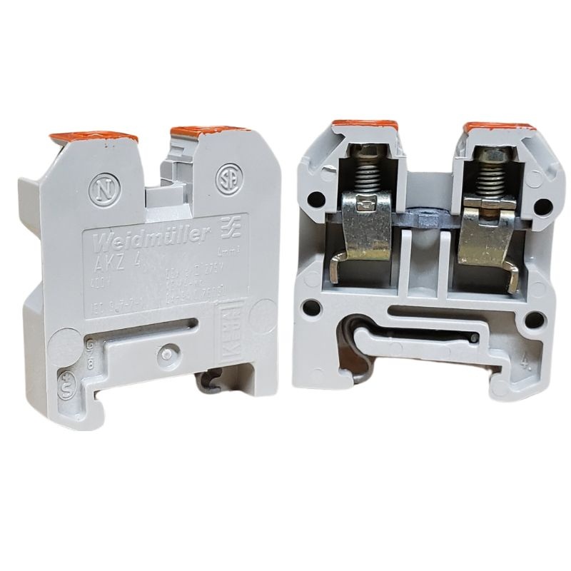 AKZ-4 ORANGE – TERM BLOCK 1P DIN RAIL ORG
