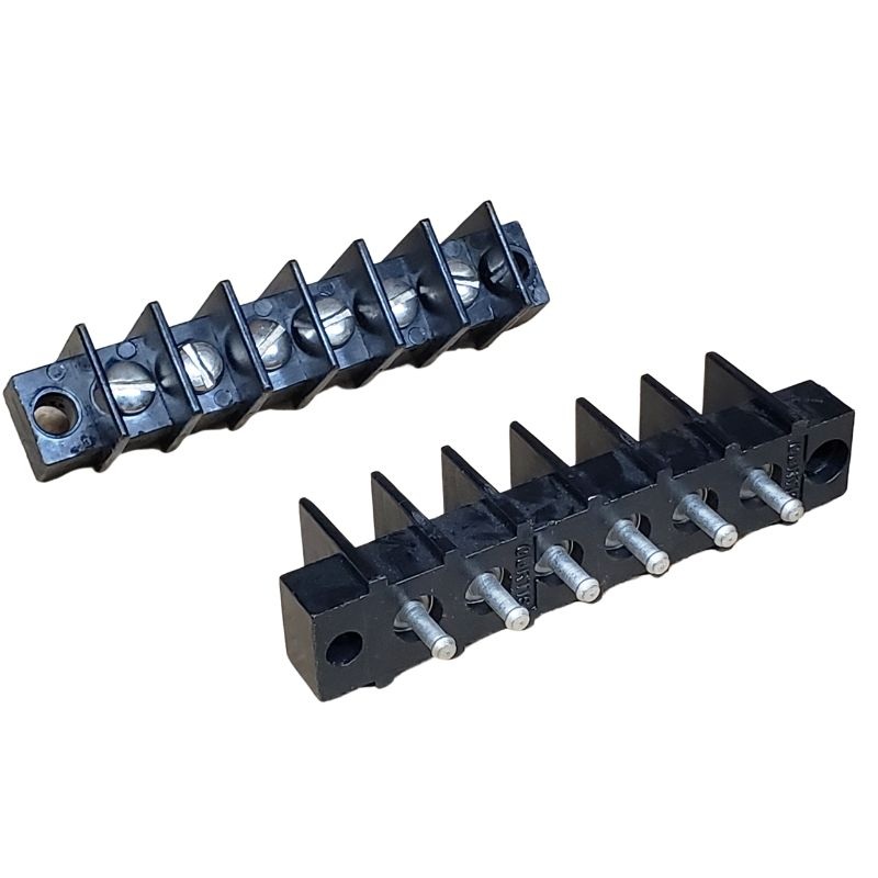 CBFT-06 – TERM BLOCK 6P PCST 1ROW 9.5MM #6 -32 15.7MM WIDE WITH SOLDER LUG