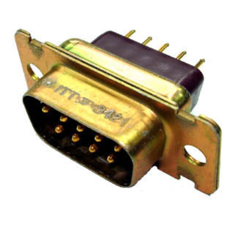 DEC9P-BB – DB9M PCST YELLOW CHROMATE BROWN