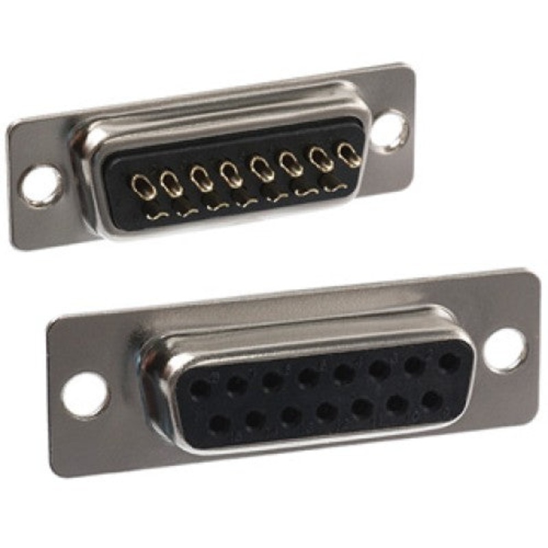 DJ15-10 – DB15F SOL TIN  (10 pcs/pkg)