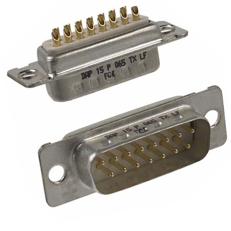 DP15-10 – DB15M SOL TIN BLACK  (10 pcs/pkg)