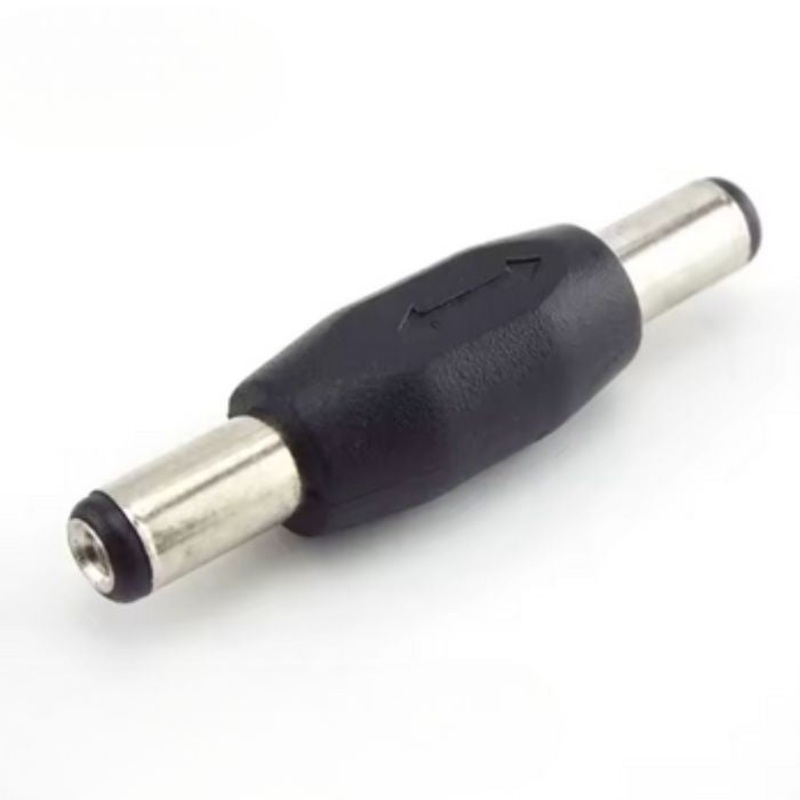 GAJ-551 – DC POWER COUPLER 2.1MM PLUG-PLUG 5.5X2.1MM MALE TO MALE ADAPTER
