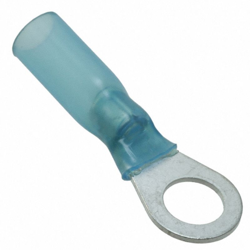GQAC-3409-6 – RING TERM BLU #10 16-14AWG HEATSHRINKABLE ID-5MM OD-8MM (6 pcs/pkg)