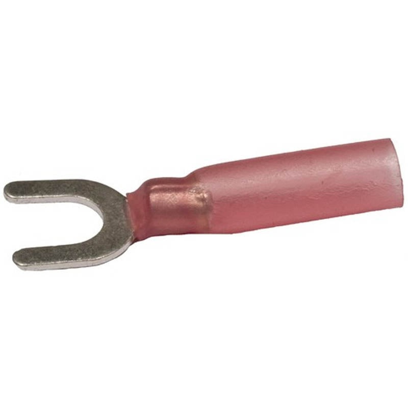 GQFC-1442-6 – SPADE TERM RED #10 22-18AWG ID-4.8MM WIDTH-8MM HEAT SHRINK (6 pcs/pkg)