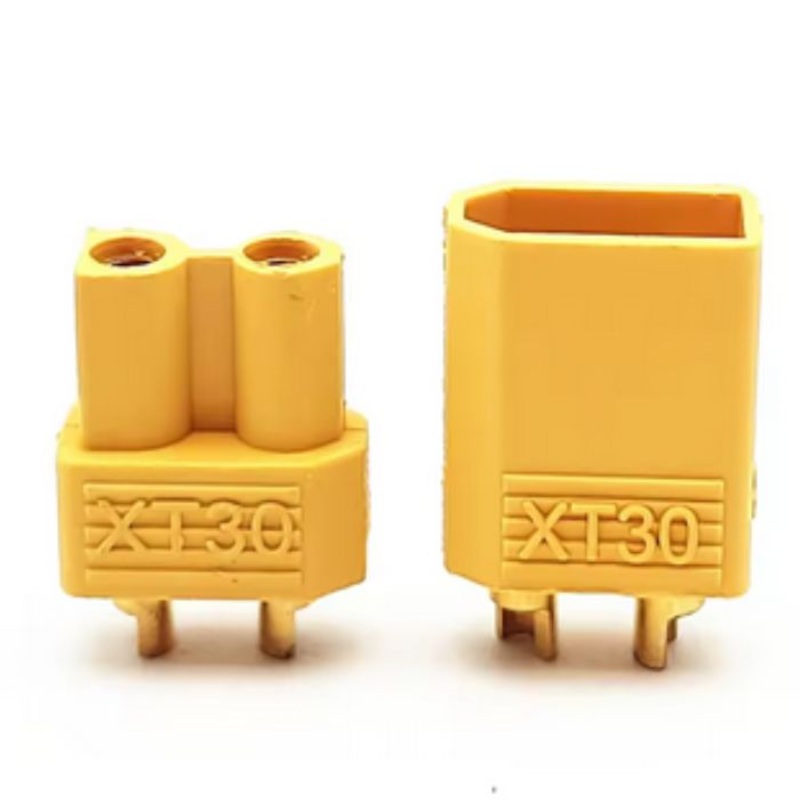GQML-2011 – CONNECTORS 2PIN XT30 MALE AND FEM set for RC LIPO BATTERIES