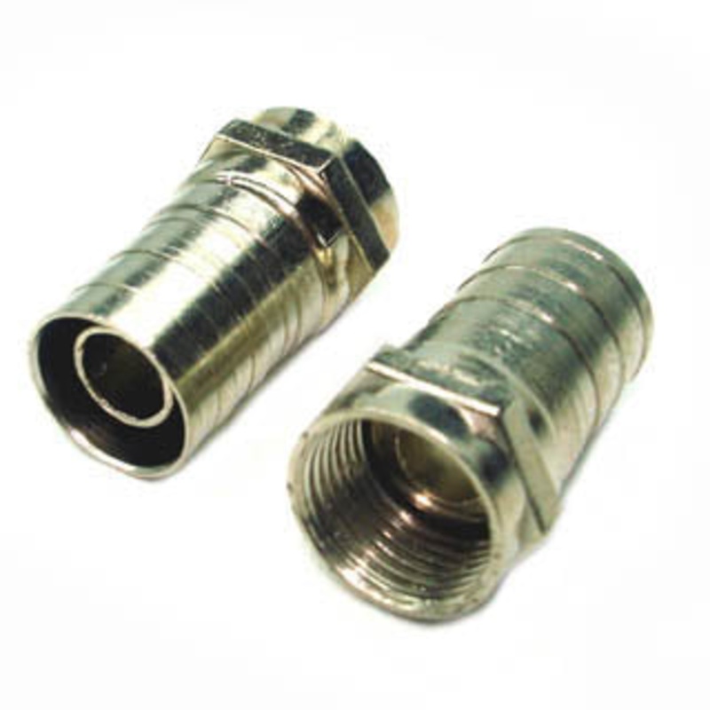 12780223 – F PLUG RG6 CRIMP INTEGRAL  (2 pcs/pkg)