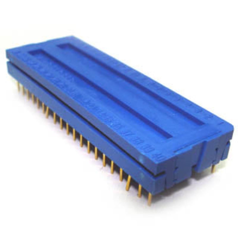 130-40-0000A – DIP PLUG IDC40 PCST 15.24MM BLUE