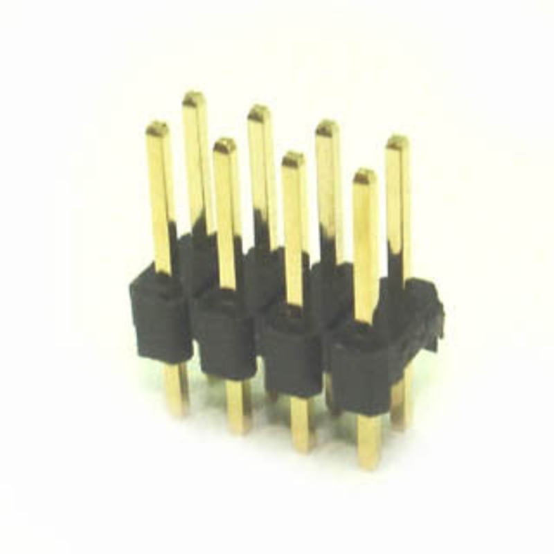 ACQC-1432-4 – DIPHDR 2.5MM 8P BRST 3/6 GOLD BLACK (4 pcs/pkg)
