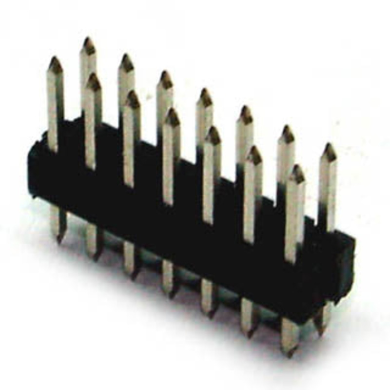 ACQC-1733-3 – DIPHDR 2.5MM 14P NBST 3/6 TIN BLACK (3 pcs/pkg)
