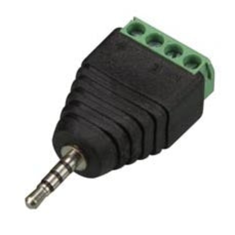 CD028 – AUDIO PL 2.5 STEREO TO 4P SCREW TERMINAL