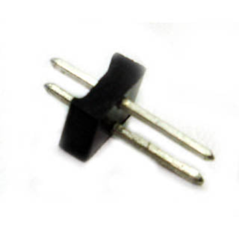 HFSS100-2-D – SIPHDR 2.5MM 2P NBST 4/8 TIN BLACK (6 pcs/pkg)