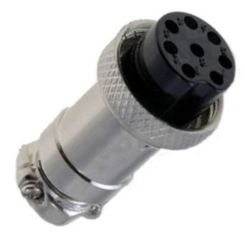 1274-0025 – MICROPHONE 8F INLINE PLUG METAL