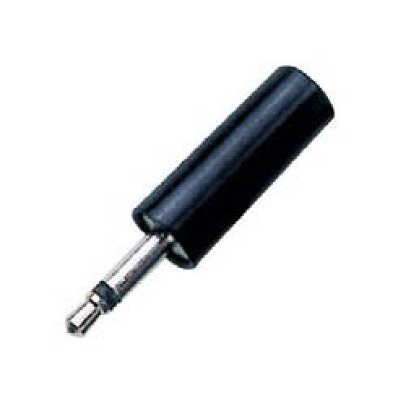 1274-0289 – AUDIO PL 2.5 MONO PLAST BLK  (2 pcs/pkg)