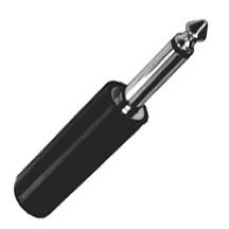 24-601-1 – AUDIO PL 6.3 MONO IL PLASTIC BLACK