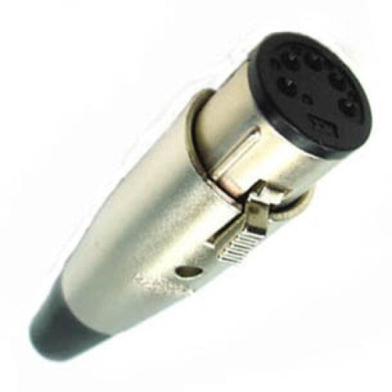 25-515-1 – XLR 5JK INLINE TIN SOL LOCK METAL