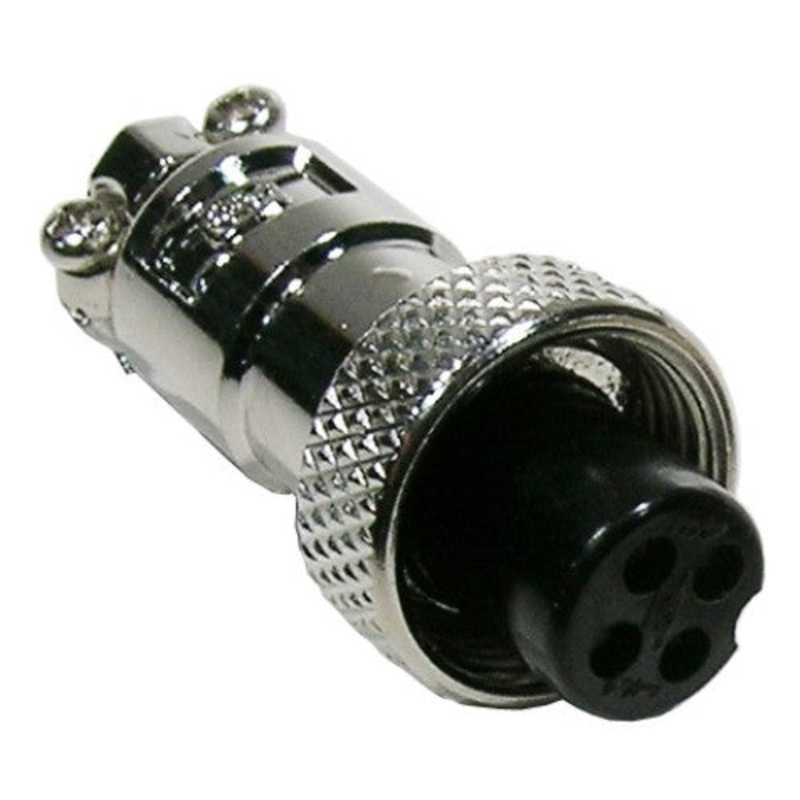 25-724M-1 – MICROPHONE MINI 4F INLINE PLUG METAL
