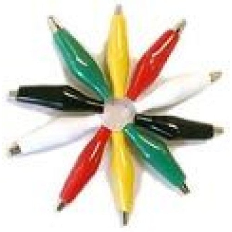 2700378 – ALLIGATOR CLIP MULTI COLOUR 10PCS/SET ASSORTED COLOUR