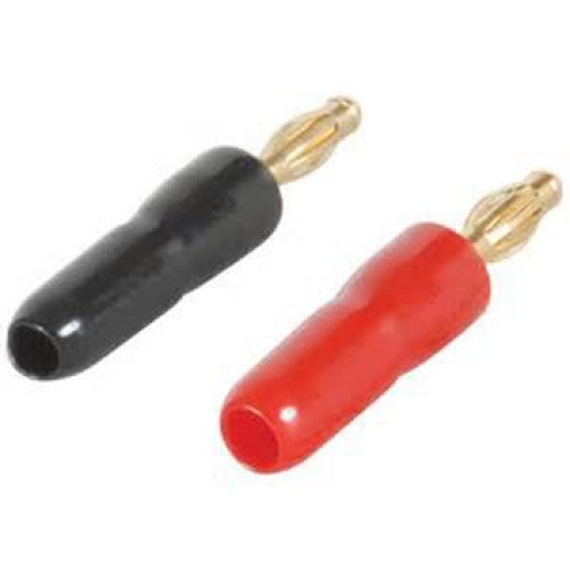 278-321 – BANANA PLUG CRIMP-ON GOLD RED/BLK