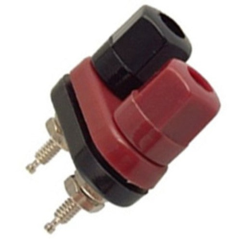 31-440-1 – BINDING POST RED/BLK DUAL GOLD PLATED