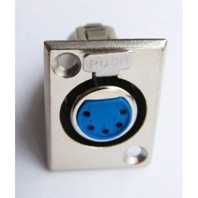 44-626 – XLR 5JK CHASIS MOUNT TIN SOL LOCK METAL 180DEG