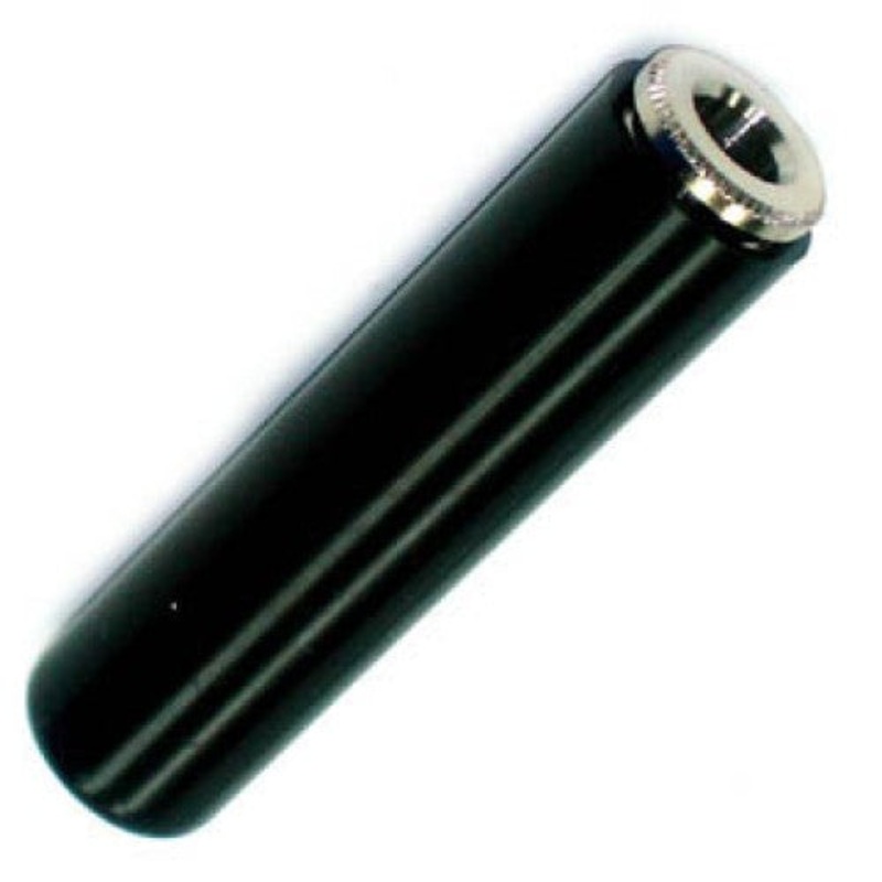 521S – AUDIO JACK 6.3 STEREO IN-LINE PLASTIC TIN BLACK