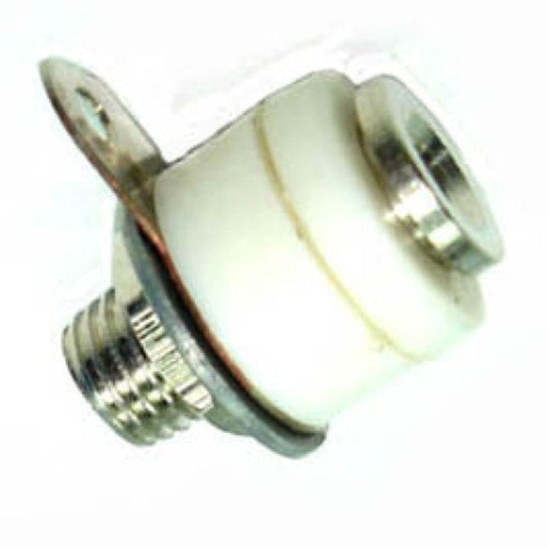 AC 1032W – BANANA JACK CHMT WHITE TAB PLASTIC (2 pcs/pkg)