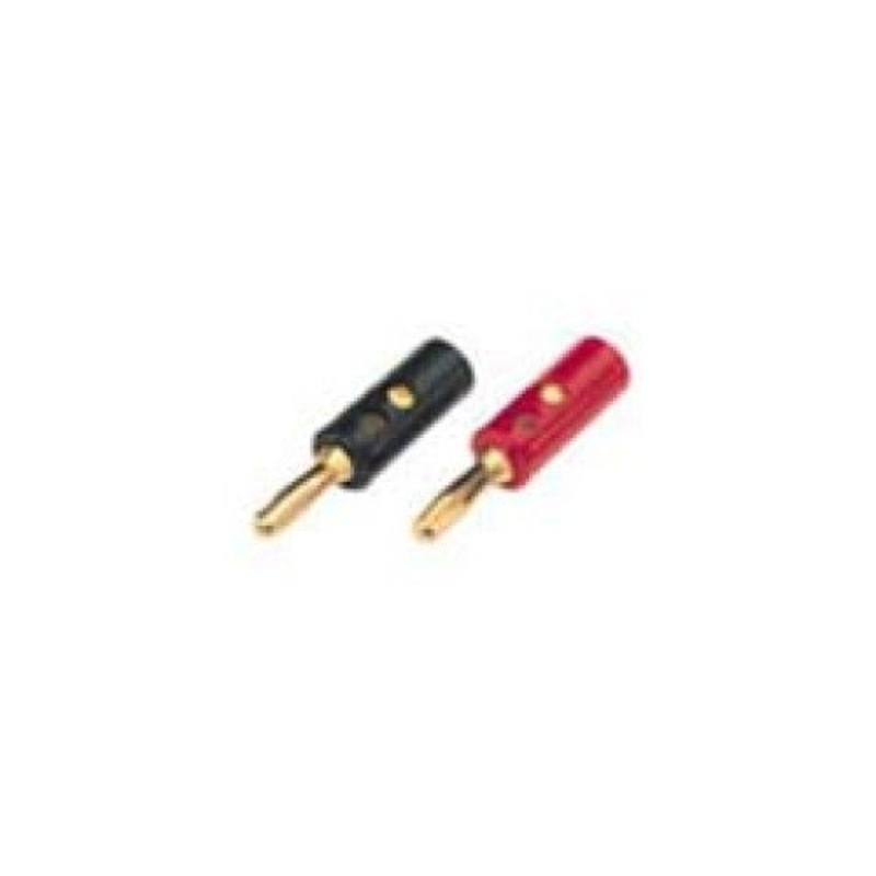BG1010BR – BANANA PLUG SC/HOLE STD RED/BLK  (2 pcs/pkg)