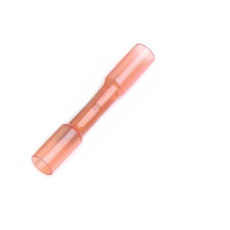 01888 – BUTT CONN RED 22-18AWG HEAT SHRINK ADHESIVE 300V (25 pcs/pkg)