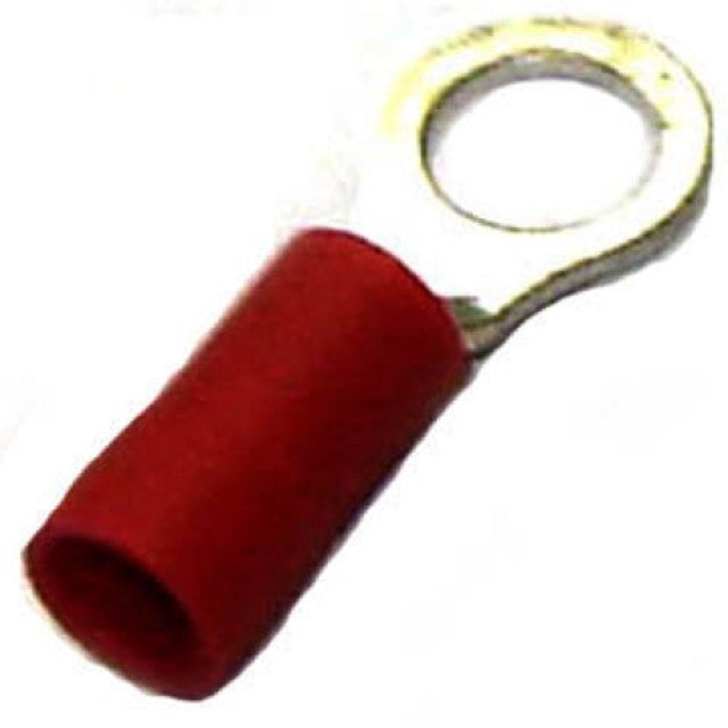 160104-2010 – RING TERM RED #10 22-18AWG ID-5.3MM OD-8MM (10 pcs/pkg)