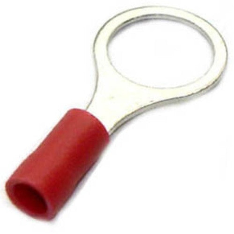160107-2010 – RING TERM RED 3/8IN 22-18AWG ID-10.6MM OD-13.6MM (10 pcs/pkg)