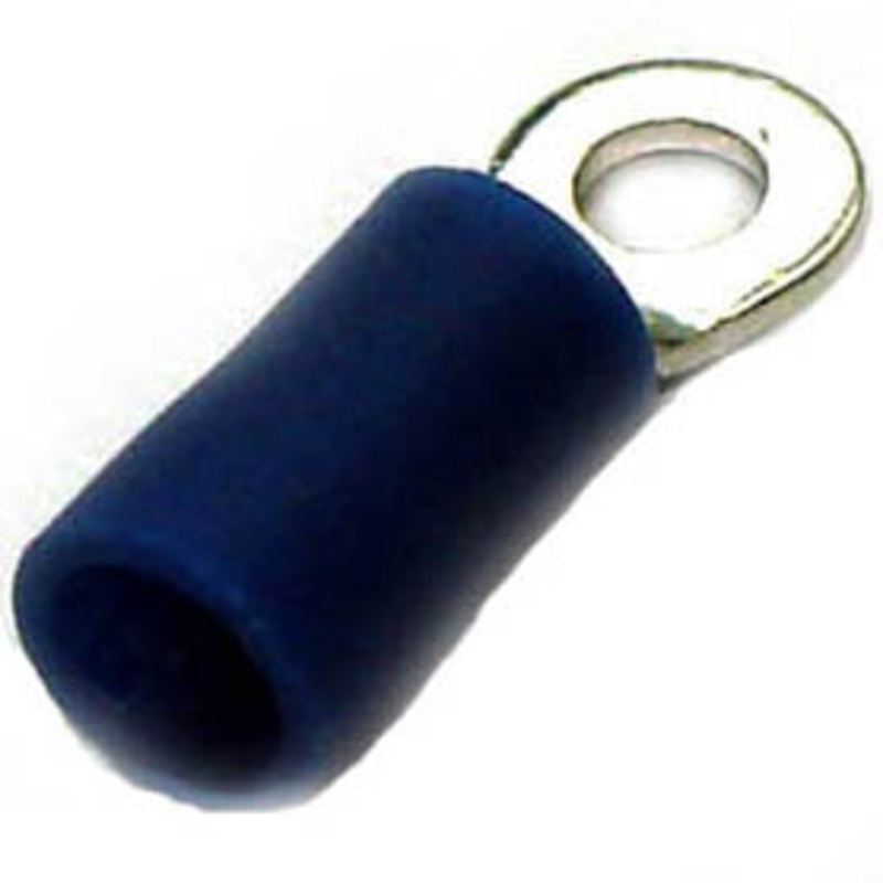 160201-100 – RING TERM BLU #4 16-14AWG ID-3.2MM OD-6.6MM (100 pcs/pkg)