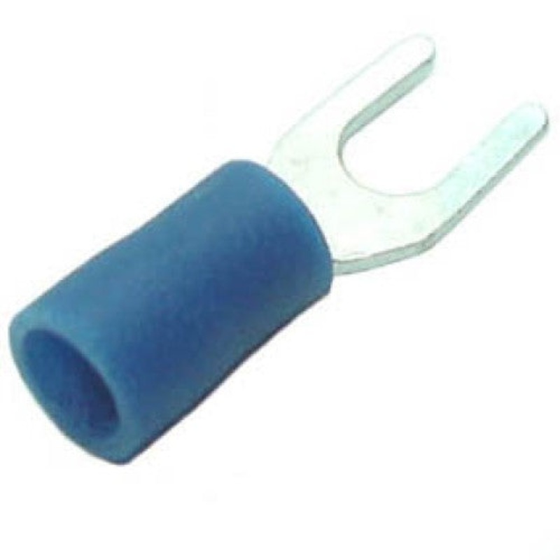 160225-100 – SPADE TERM BLU #8 16-14AWG ID-4.2MM WIDTH-7.2MM (100 pcs/pkg)