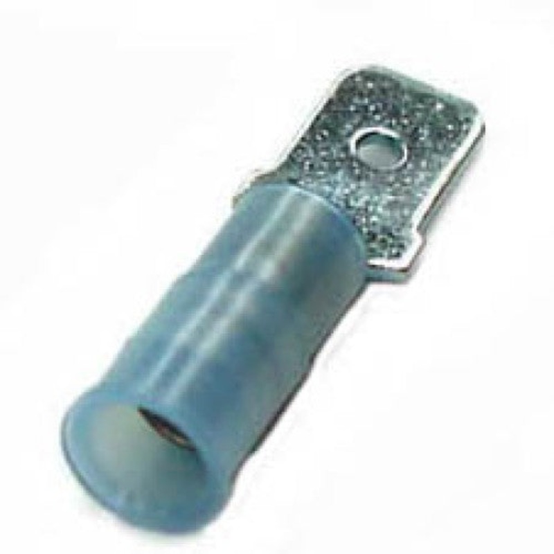 160253-100 – QUICK CONN MALE BLU 0.250IN 16-14AWG 6.35X0.8MM (100 pcs/pkg)