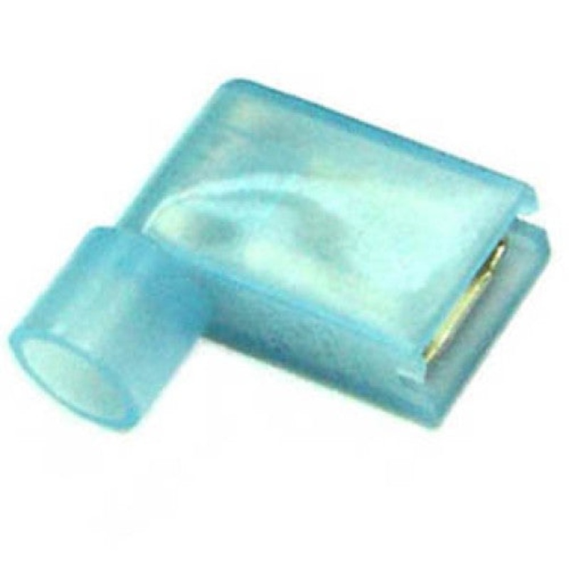 162265-100 – QUICK CONN FEM BLU 0.250IN FLAG 16-14AWG 6.35X0.5MM FULLY INSU. (100 pcs/pkg)