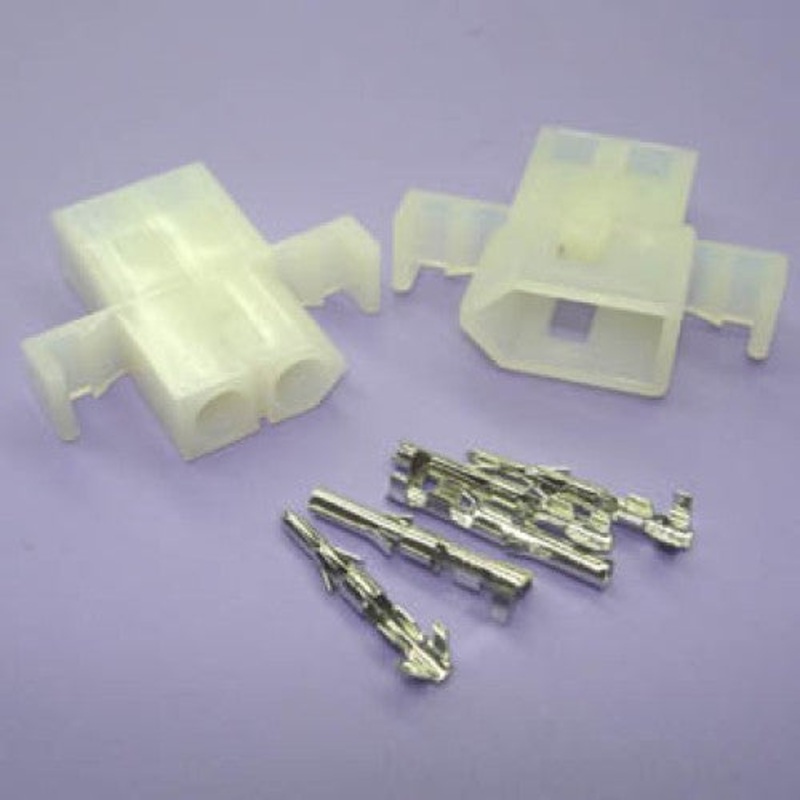 37-502-2 – MOLEX KIT 2POS 1X2 2SET .093IN LOCK 12A@250V  18-22AWG (2 pcs/pkg)