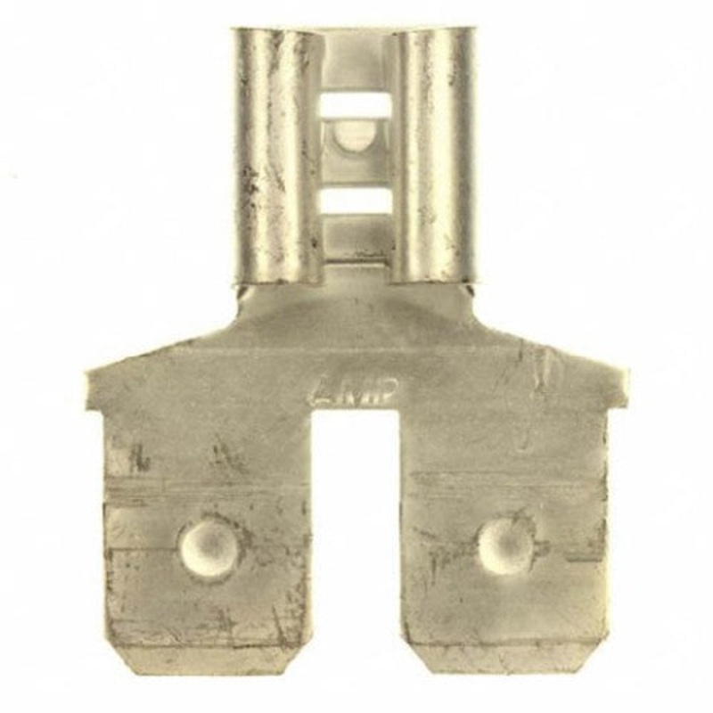 61765-2 – QUICK ADAPT UNINS 1F-2M 0.250IN TIN 6.35MM (4 pcs/pkg)