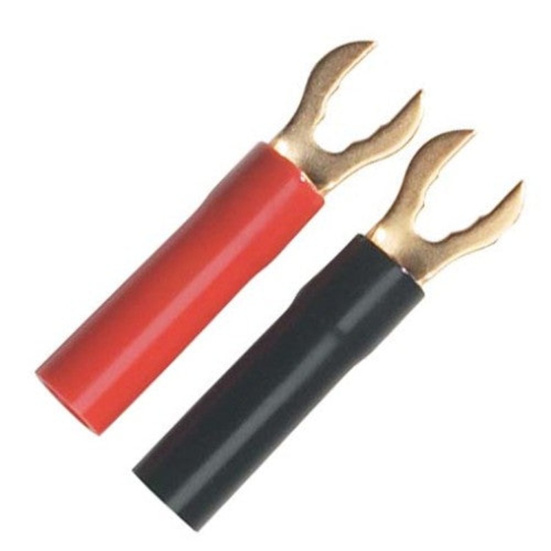 GQFE-7490 – SPADE TERM SNAP RED/BLK 12-10AWG GOLD ID:6MM WIDTH 12MM