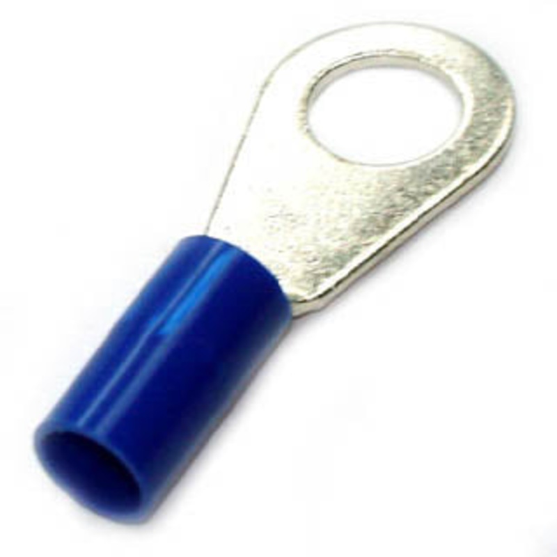 R4007B – RING TERM BLU 1/2IN 6AWG ID-13MM OD-22MM (2 pcs/pkg)