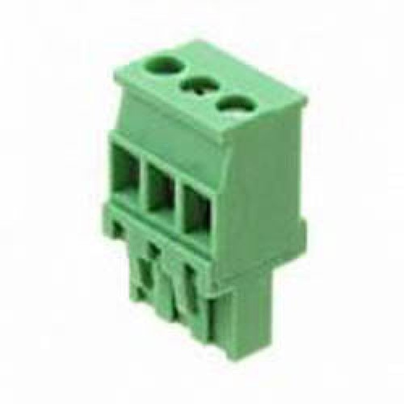 13-2503 – TERM BLOCK 3P FEM PLUG 5.08MM 22-12AWG 15A/3V 12MM WIDE