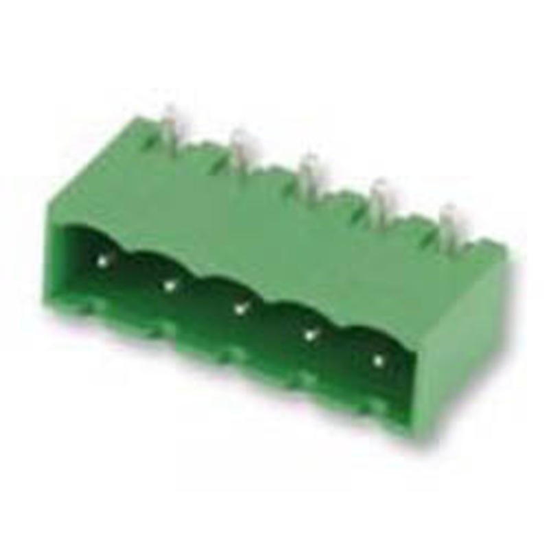 13-2805 – TERM BLOCK 5P PCRA HDR SKT 5.08 MM 15A/300V W-8.3MM CLOSED SIDE