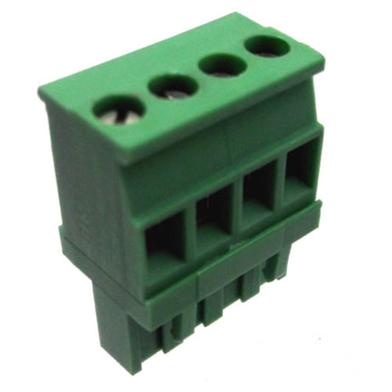 1805097 – TERM BLOCK 4P FEM PLUG 5.08MM 24-12AWG 10A/250V 10.8MM WIDE