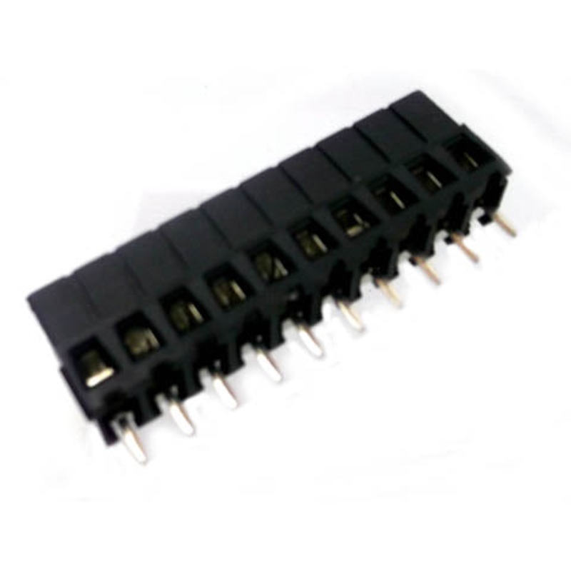 2EV-10 – TERM BLOCK 10P PCST 5MM 10.4MM WIDE BLACK