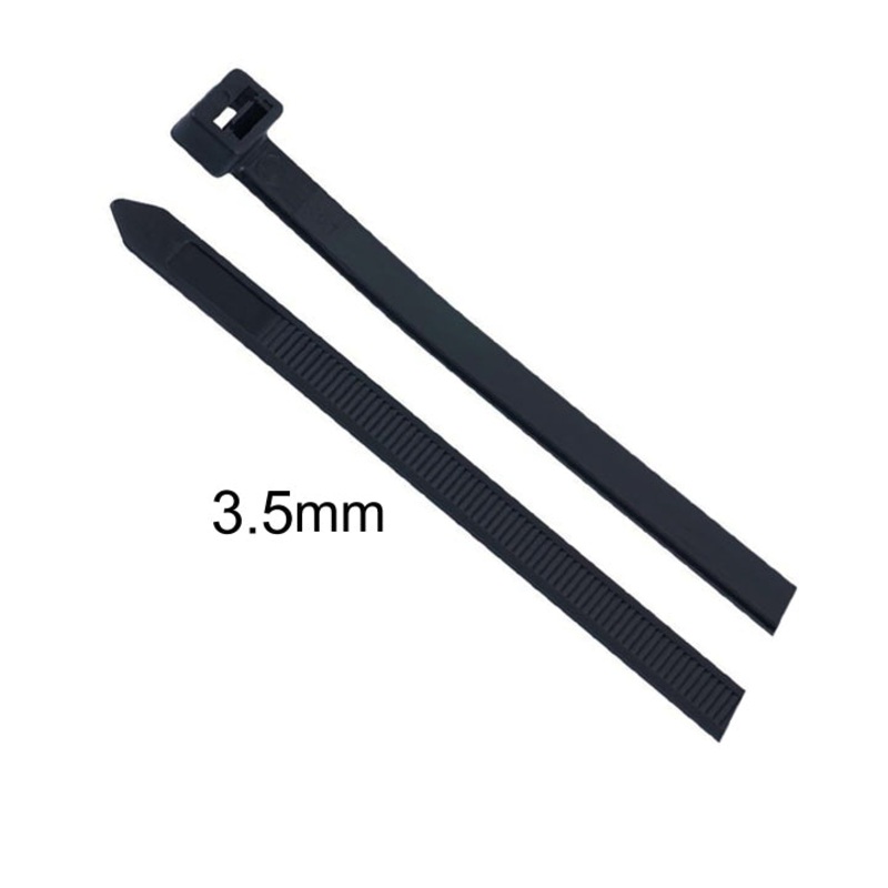43-308UVBWCC – CABLE TIE BLK UV 8IN 45LB WIDTH 3.5MM (250 pcs/pkg)