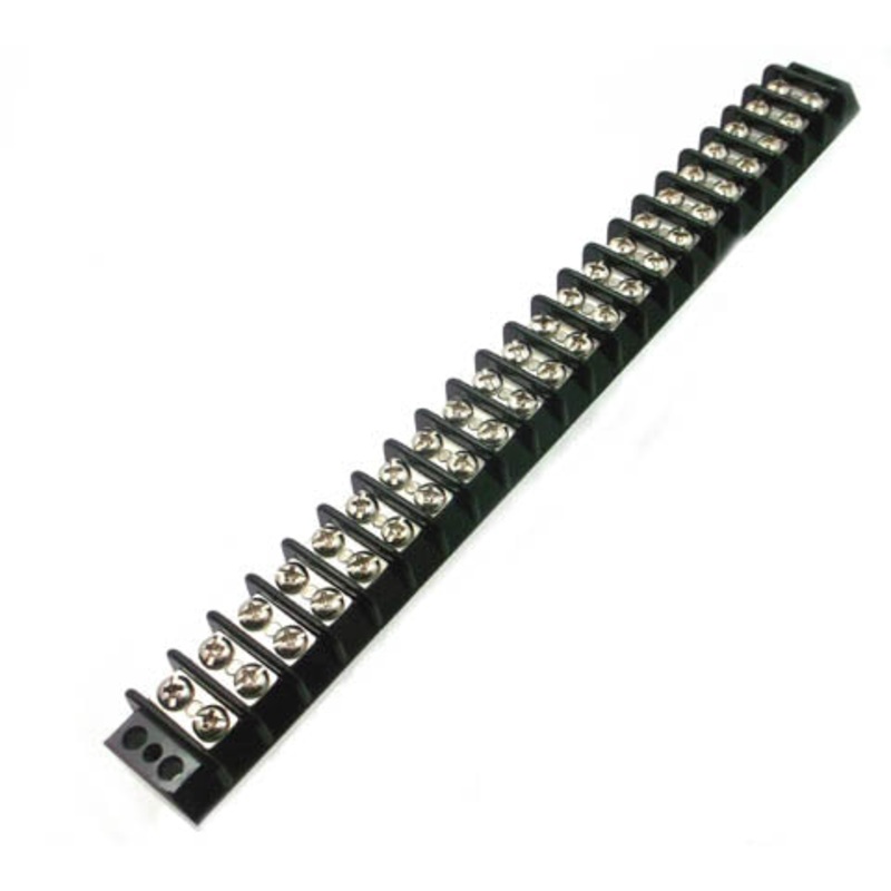 671 GP 22 – TERM BLOCK 22P FLUSH 2ROW #6-32 14-22AWG 10.5MM BARRIER DISTANCE