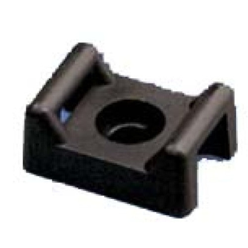 CTM10C2 – CABLE TIE MOUNT BLK 15X9.5MM SCREW #8 (100 pcs/pkg)