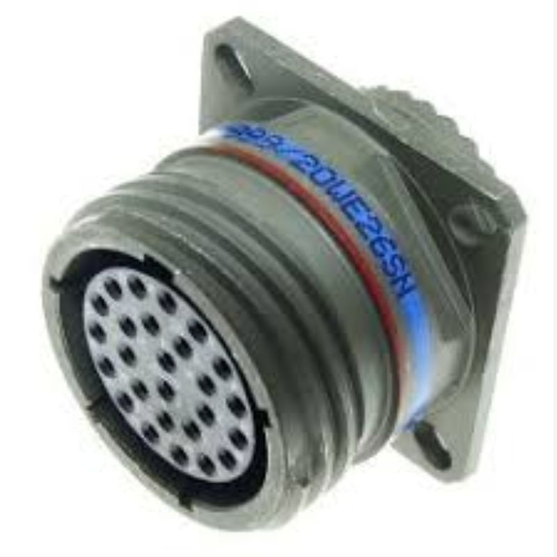 D38999/20WE26SN – KPT CONNECTOR  BULKHEAD W/PIN IND PKG